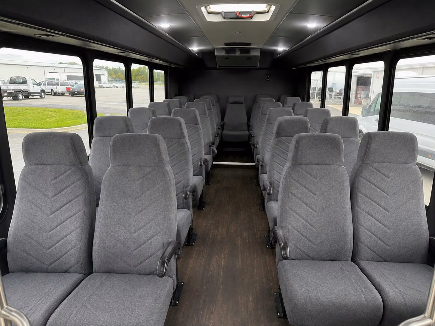18 passenger minibus interior