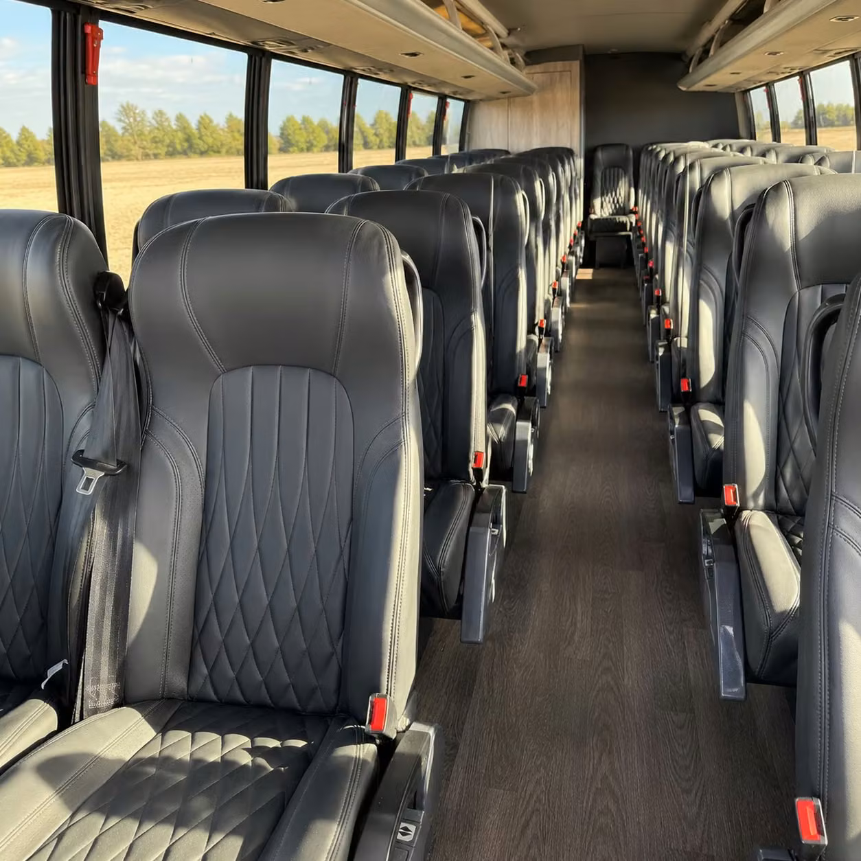 30 passenger minibus interior